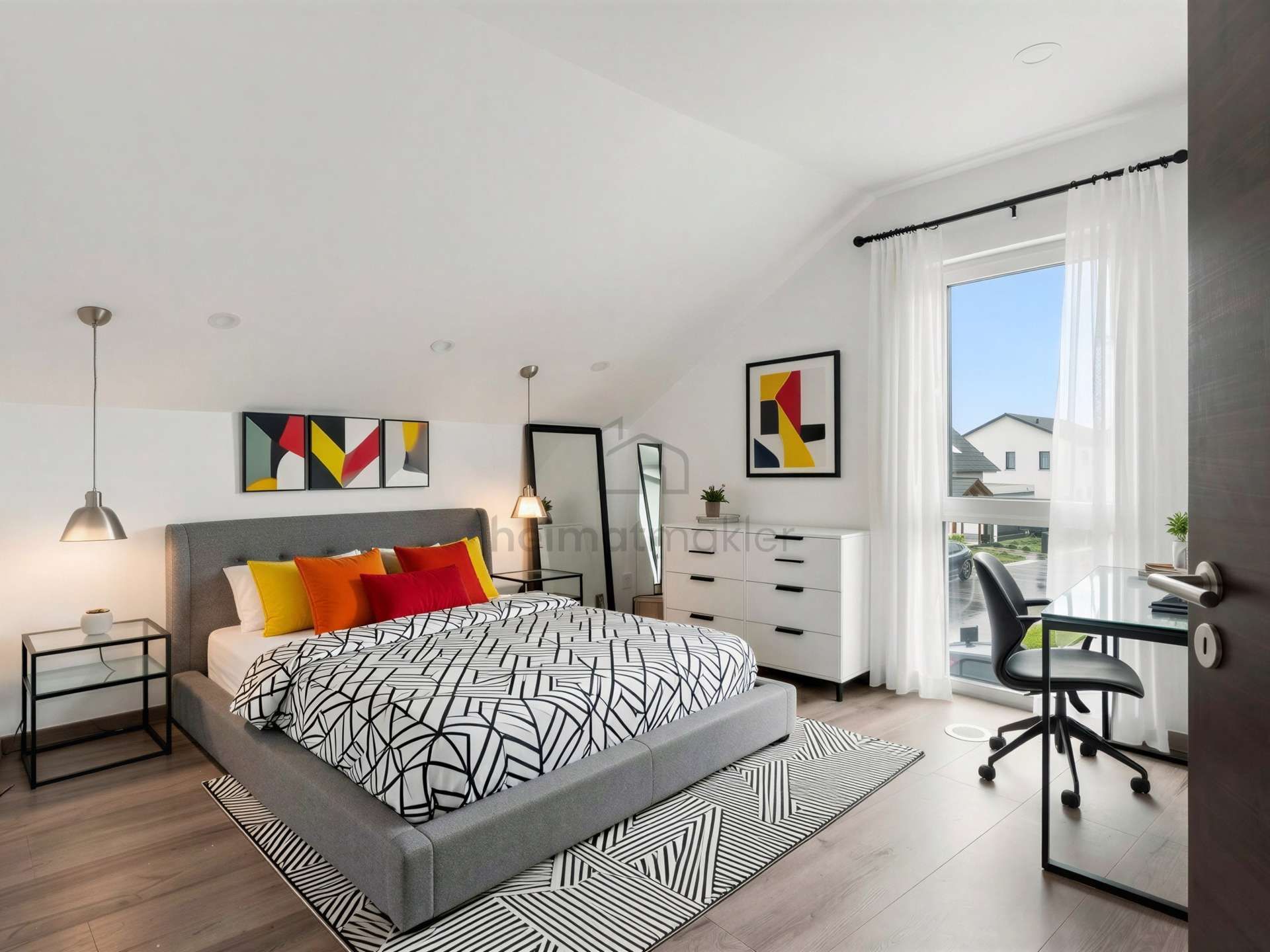 Einrichtungsbeispiel Schlafzimmer