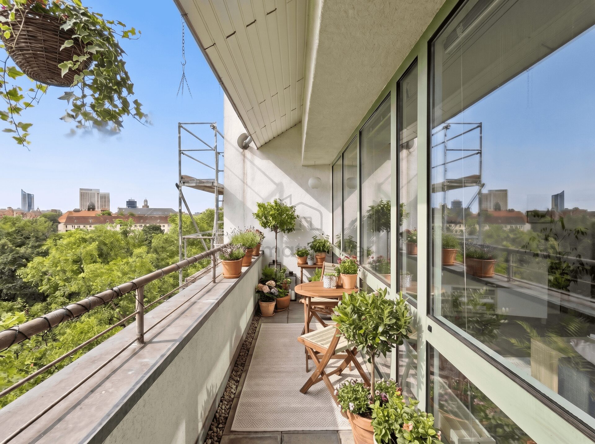 Balkon Einrichtungsbeispiel